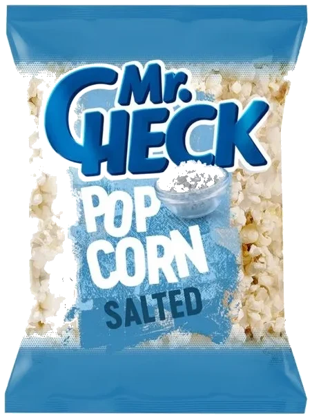 Popcorn med salt Mr.Check, 150g