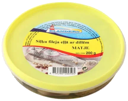 Sildefilet i olje med urter ELANDERS, 200g