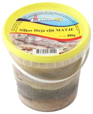 Sildefilet "Matje" i olje Elanders, 650g