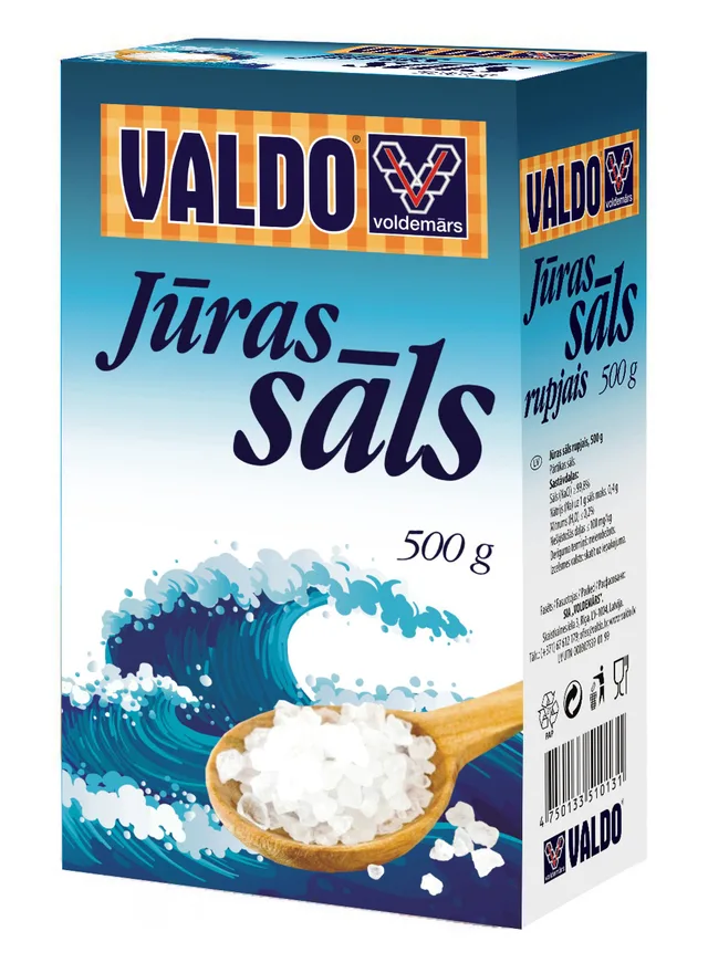 VALDO Sjøsalt, 500g
