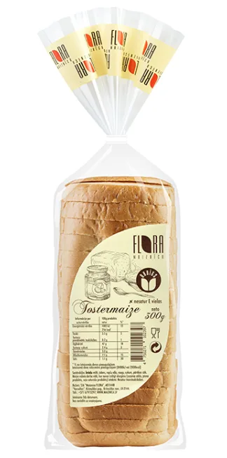 Håndlage toast Hvetebrød Flora, 300g