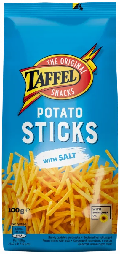 Potetpinner med salt Adazi, 100g