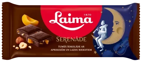LAIMA "Serenade" Mørk sjokolade, 90g