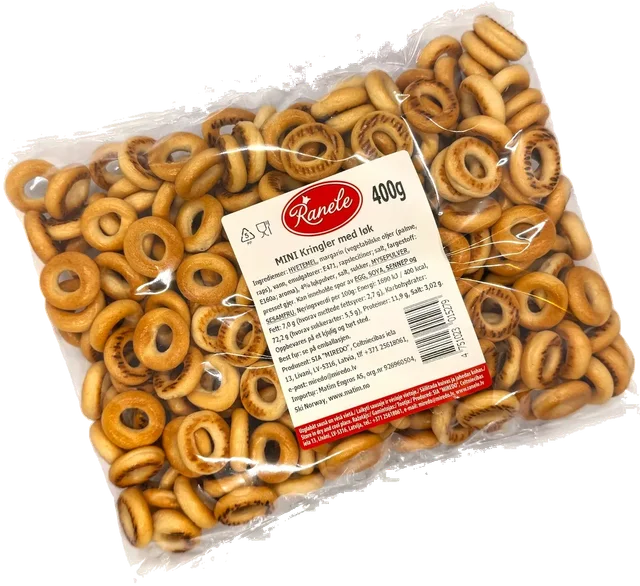 Mini kringler med løk Ranele 400g