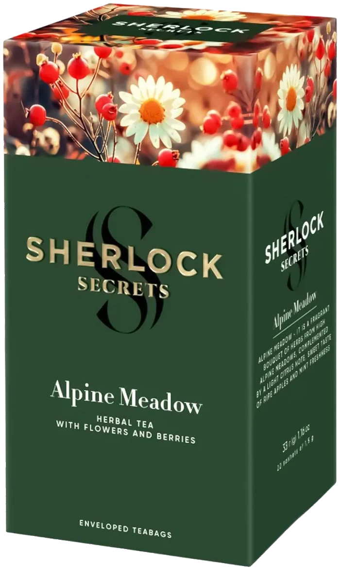 Sherlock Secrets Alpine Meadow Herbal Tea 1.5gx22