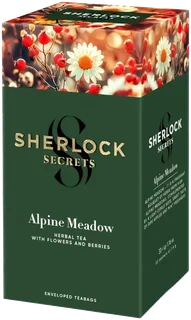 Sherlock Secrets Alpine Meadow Herbal Tea 1.5gx22