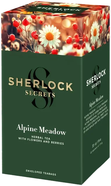 Sherlock Secrets Alpine Meadow Herbal Tea 1.5gx22