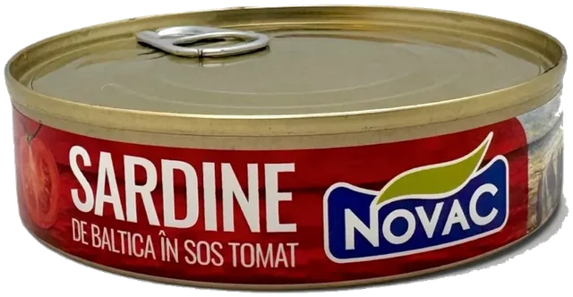Sardinella i tomatsaus Novac 160g