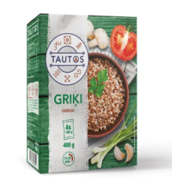 Bokhvete i puser TAUTAS, 400g (4 x 100g)