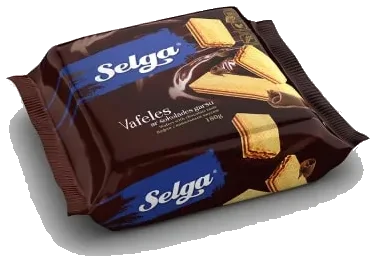 SELGA Vafler med Sjokoladesmak, 180g