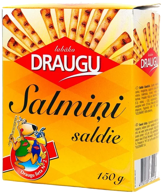 Søt Kjeks Pinner Draugu, 150g