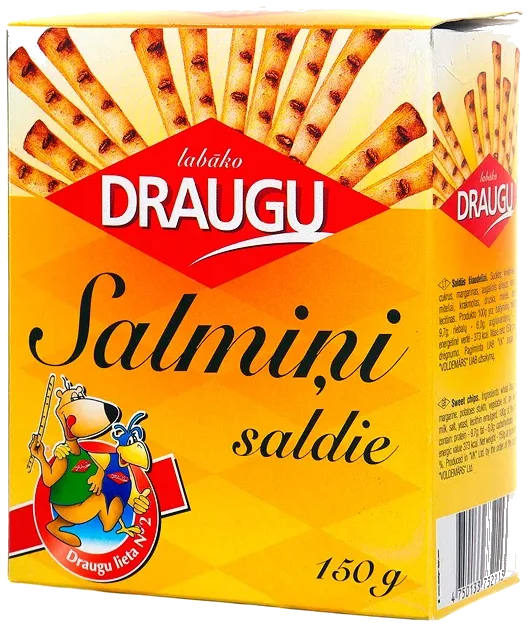 Søt Kjeks Pinner Draugu, 150g