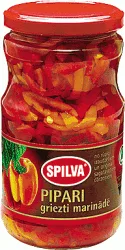 Paprika Skiver i marinade Spilva, 720ml