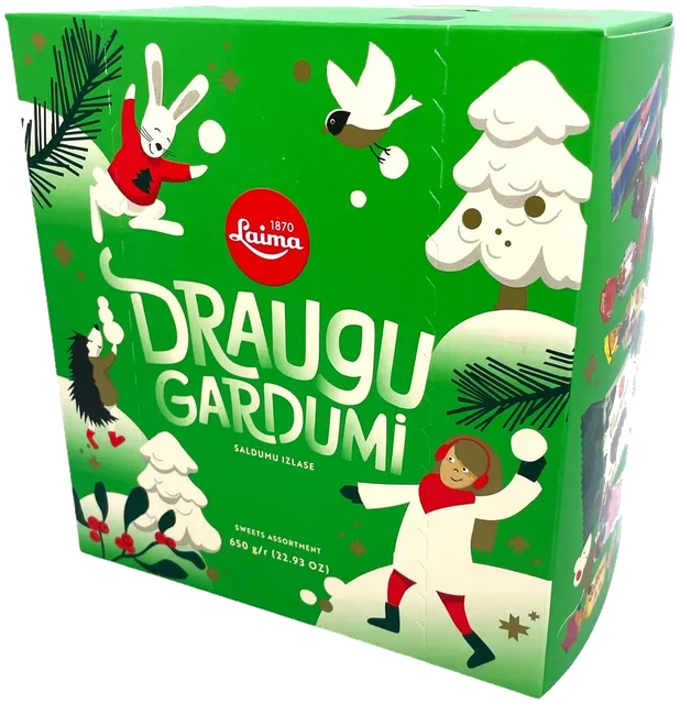 Konfekter sortiment JUL Draugu gardumi LAIMA 400g