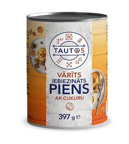 Søt Kondensert Melk Kokt Tautas, 397g