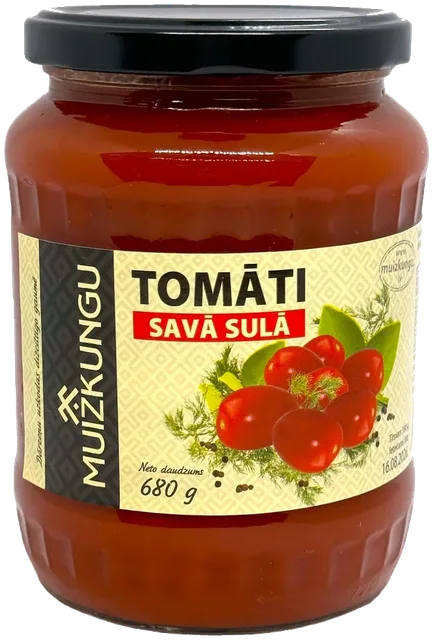 Tomater i Egen Juice Muizkungu , 680g