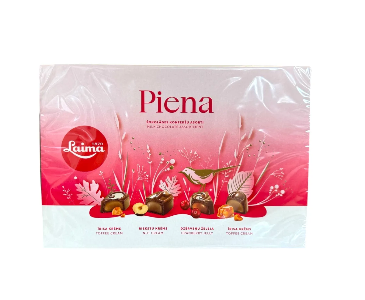 Melke sjøkolade konfekter LAIMA, 215g