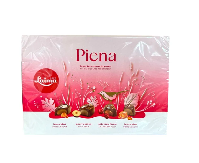 Melke sjøkolade konfekter LAIMA, 215g