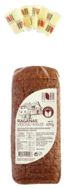Håndlage rugbrød "Raganas" FLORA, 600g