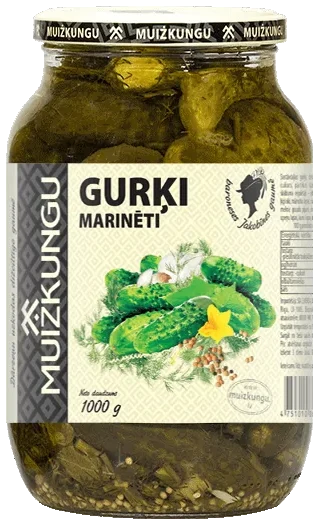 Marinerte agurker N1 Muizkungu, 1kg