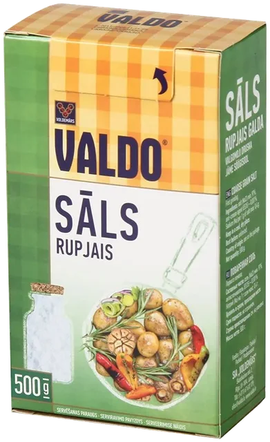 Grovt bordsalt Valdo, 500g