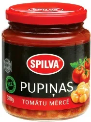 SPILVA Hvite bønner i tomatsaus, 580g