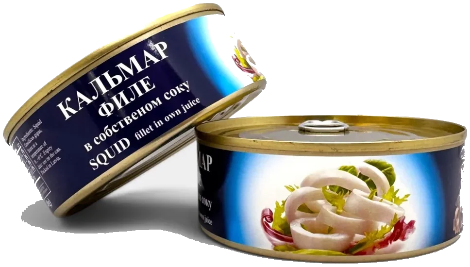 Blekksprutfilet i egen kraft 240g