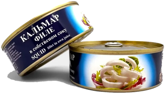 Blekksprutfilet i egen kraft 240g
