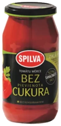 Tomatsaus uten sukker Spilva, 490g