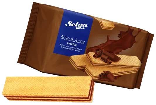 SELGA Vafler med Sjokoladesmak, 90g