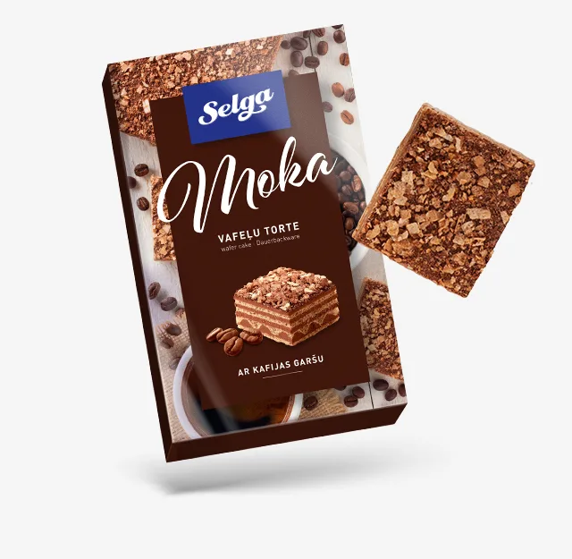 SELGA Moka Vaffelkake, 350g