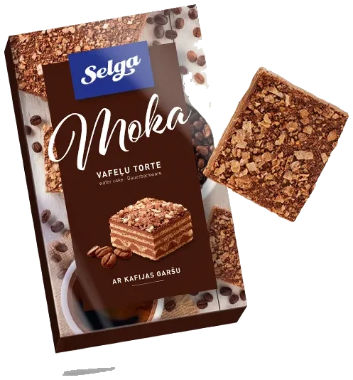 SELGA Moka Vaffelkake, 350g