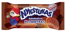 Sjokolade iskrem "NYKŠTUKAS" i vaffelkopp ,130ml