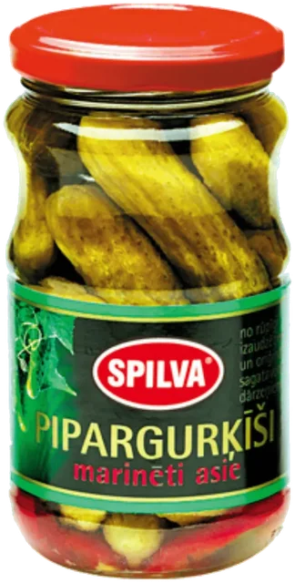 Marinert agurker Sterk (3-6 cm) Spilva, 330g