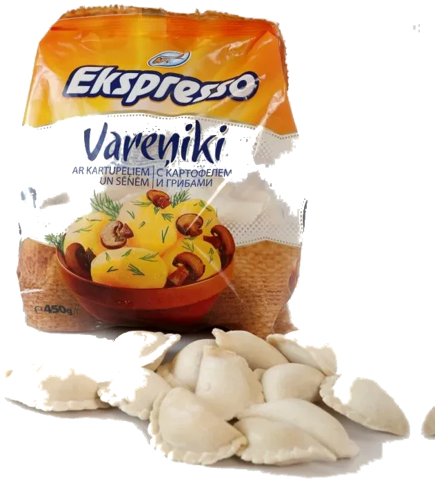 Vareniki med potet og sopp Ariols, 450g