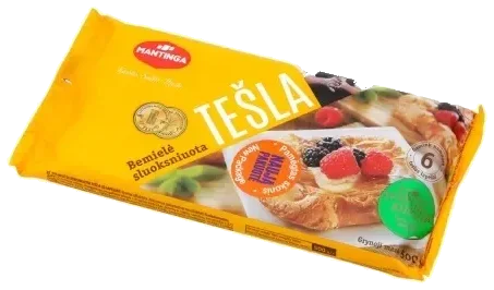 Butterdeig gjærfri i plater Mantinga, 500g