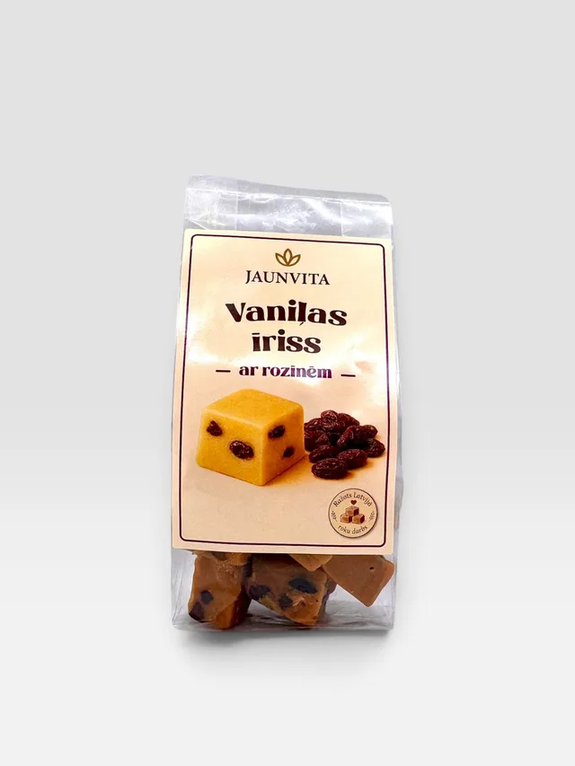 Vanilla toffee med rosiner Jaunvita 200g