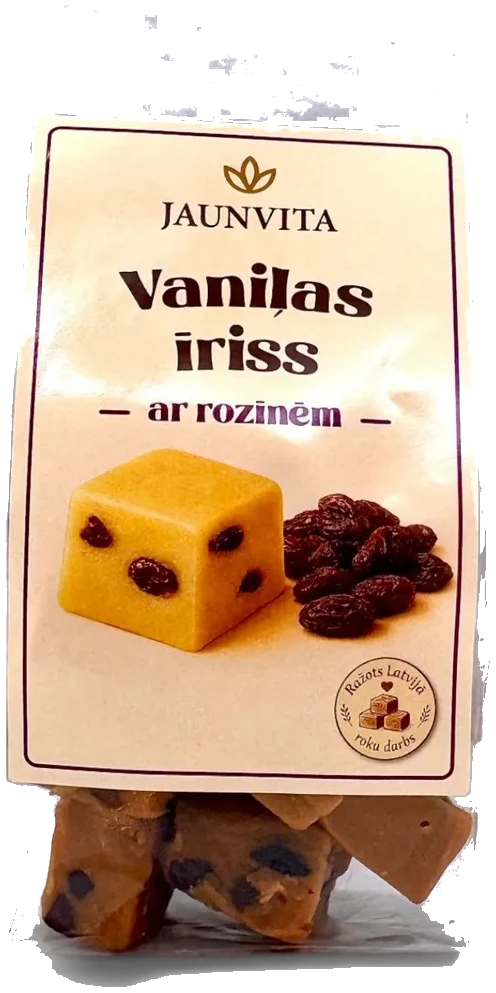 Vanilla toffee med rosiner Jaunvita 200g
