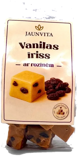 Vanilla toffee med rosiner Jaunvita 200g