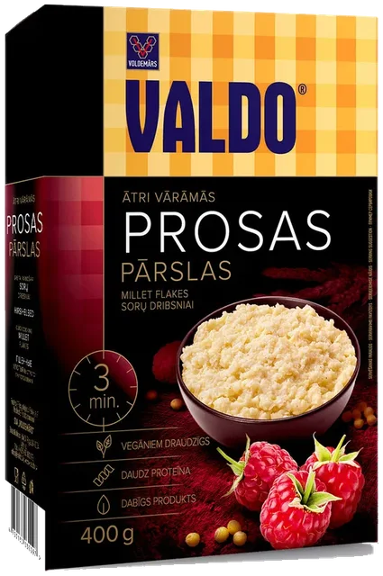 Hirse flak VALDO, 400g
