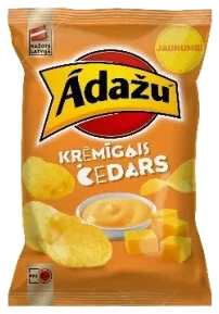 Potetgull med kremet chedarost smak Adazi, 130g