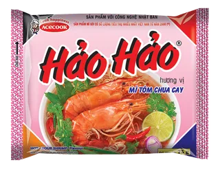 Nudler med søt og sur rekesmak HAO-HAO, 77g
