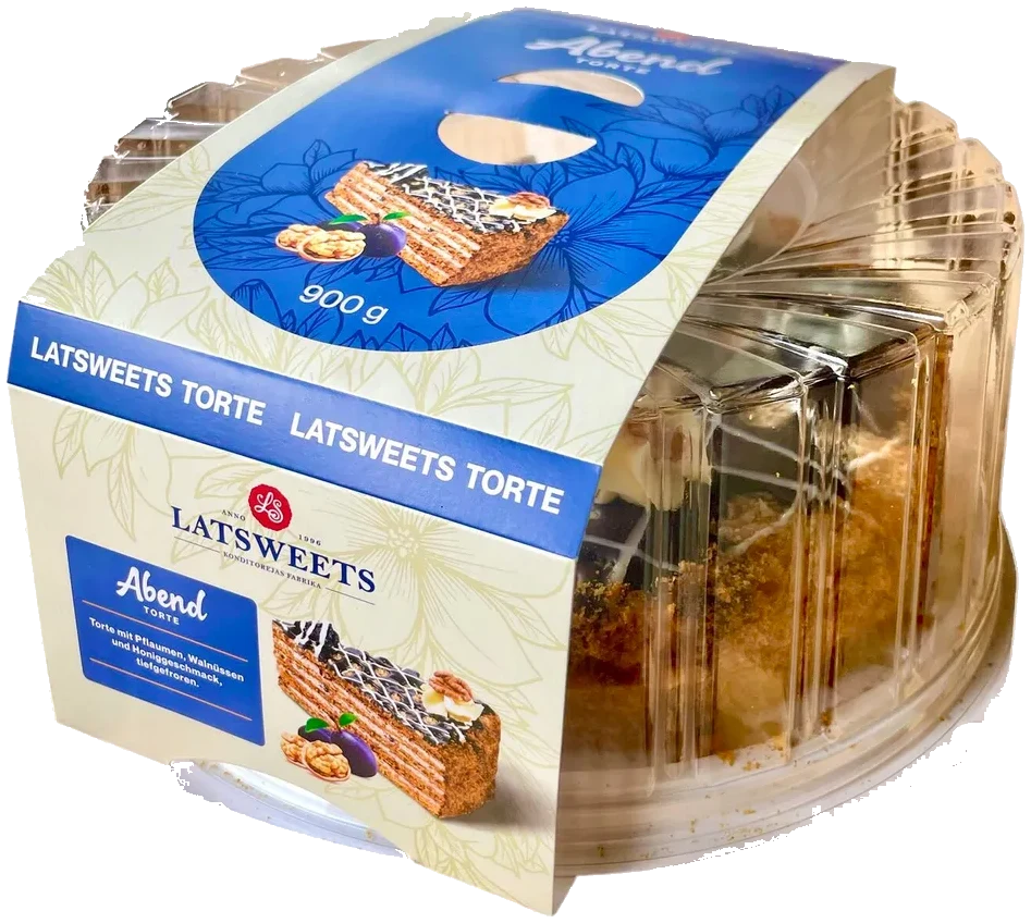 Honning kake ''Evening'' med pommer og valnøtter Latsweets, 900g