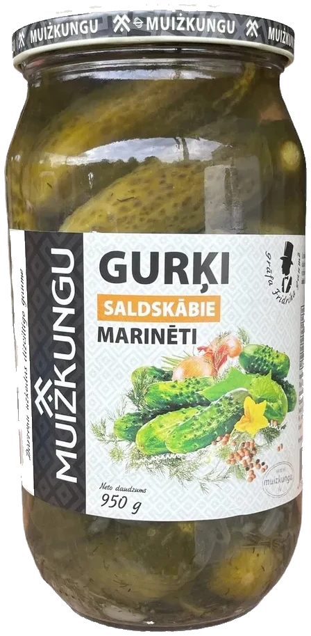 Sursøt agurk Muizkungu, 950g