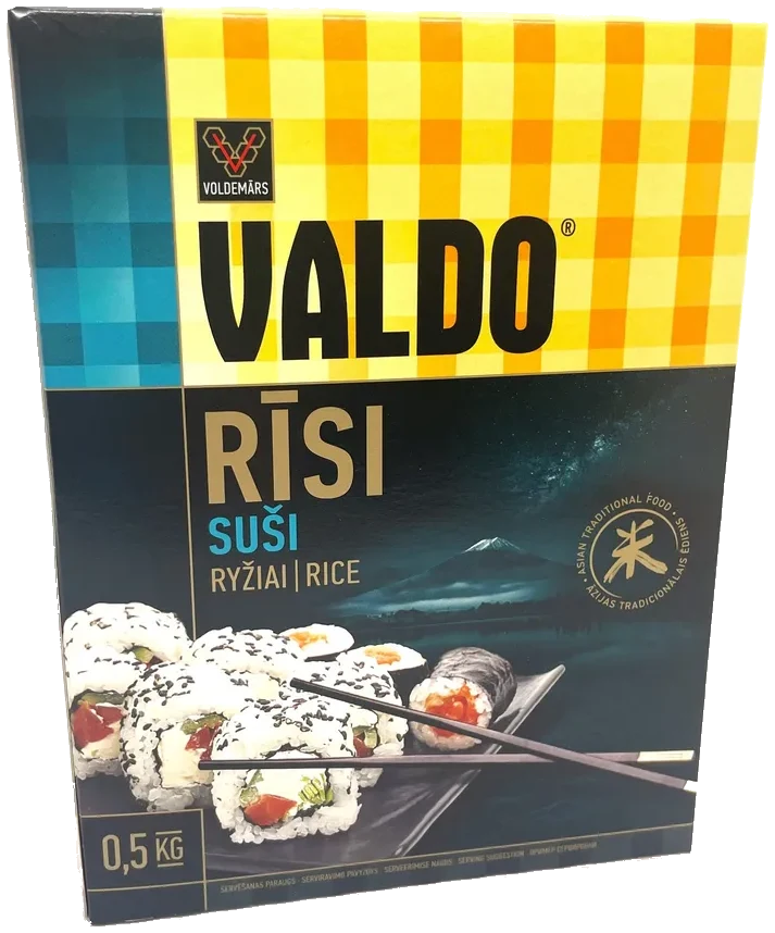 Ris for sushi Valdo, 500g (4x125)