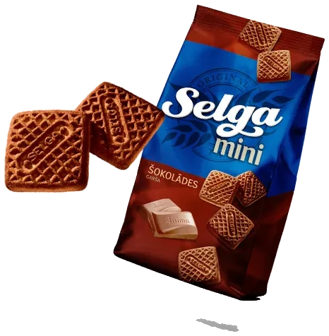 Selga Mini kjeks med sjokolade smak, 250g