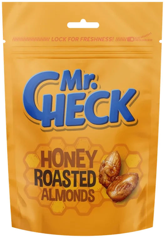 Honning ristede mandler Mr.Check 150g