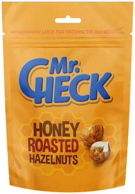 Honning ristede hasselnøtter Mr.Check 150g