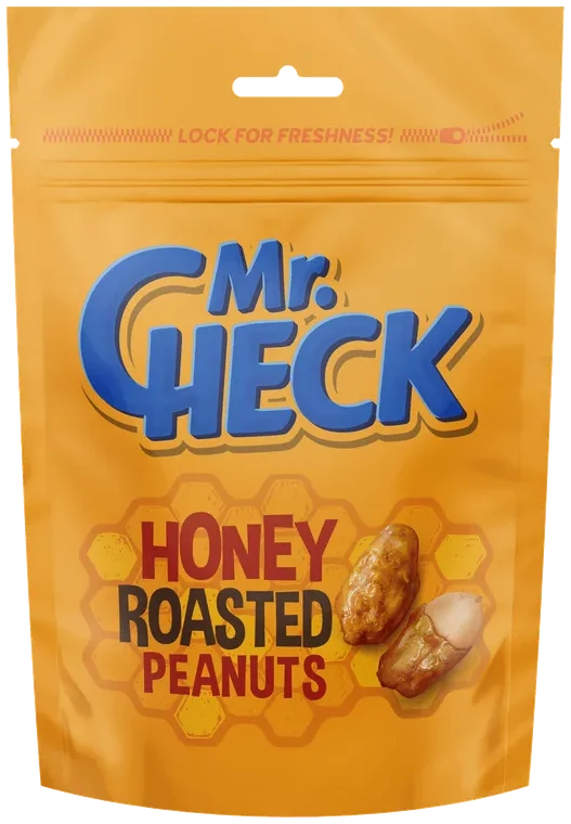 Honning ristede peanøtter Mr.Check 150g