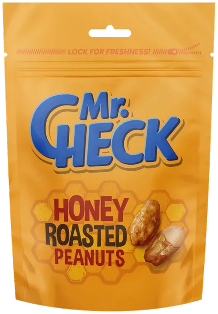Honning ristede peanøtter Mr.Check 150g